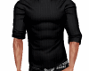 Black Muscled Sweater