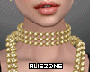 [AZ] Retro gold Necklace