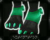 . heel paws | green