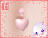 |H| Pink Heart Piercing