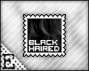 [E] Black Haired Stamp