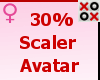 30% Scaler Avatar - F