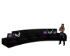 Lady rider curved couch