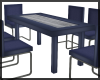 Blue Modern Dining Table