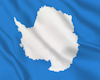 Antarctica wall flag