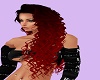 Red Black Ombre Curly