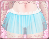 |H| Sheer Skirt Blue