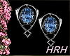 HRH Earrings Sapphire