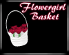 Dk Red Flowergirl Basket