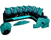 black n teal