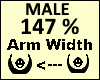 ARM Scaler 147% Male