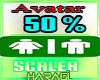 50% Avatar Scaler Resize