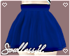 femboy royal blue skirt