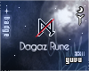 Dagaz Rune Badge