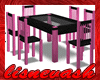 £ìç Black/Hot Pink Table