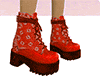 TS Red Bandana Boots