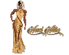 AA Gold Gala Dress