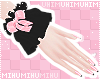 🐾 Maid Cuffs blk/pink