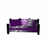 Purple Leopard Love Seat