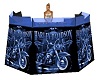 Blue Harley DJ Booth