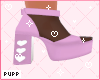 𝓟. Pur. Heart Shoes 2