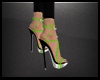 [E] Green Laced Heels