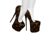 LV Cocoa Stiletto Heels