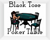 Black Rose Poker Table