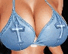 Amore Denim Cross