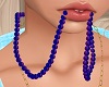 Purple and Blue Beads