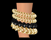 Black and Gold Bracelet