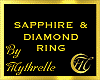 SAPPHIRE DIAMOND RING R