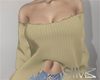 *S* Nude Ripped Sweater