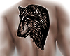 N| Wolf Back Tattoo