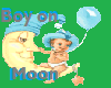 Boy on moon