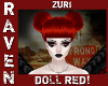 ZURI DOLL RED!