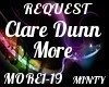 Clare Dunn More REQ