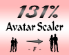 Avatar scaler 131%