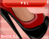 PSL Peep Toe~ Red&Black