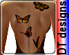 Butterflies back tattoo