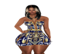 Versacc Blue Dress