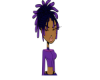 purple dreads