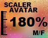 180 % AVATAR SCALER M/F