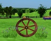Country Wheel-Flowers