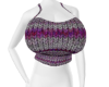 BPLUS knit crop purple