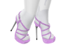 White Hose& Purple Heels