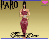 [PARO]Red Silk Dress
