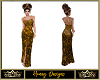 Starlit Gold Gown