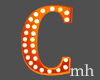 Orange Letter C