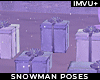 ! snowman with poses 10